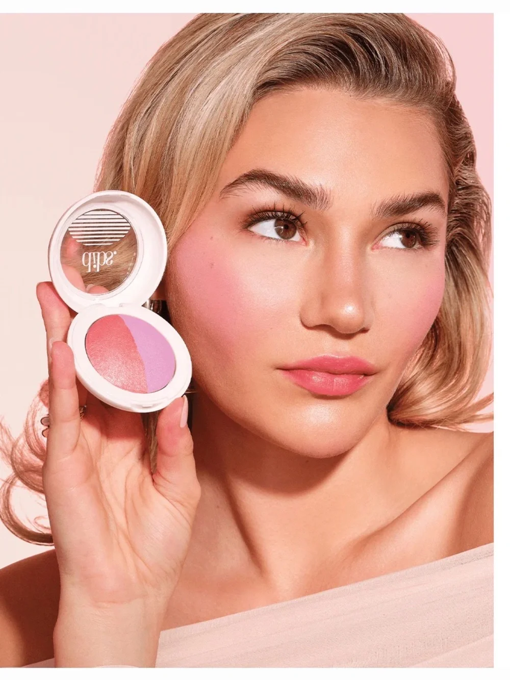 Dibs- The Duet Baked Blush Duo Compact in PopStar